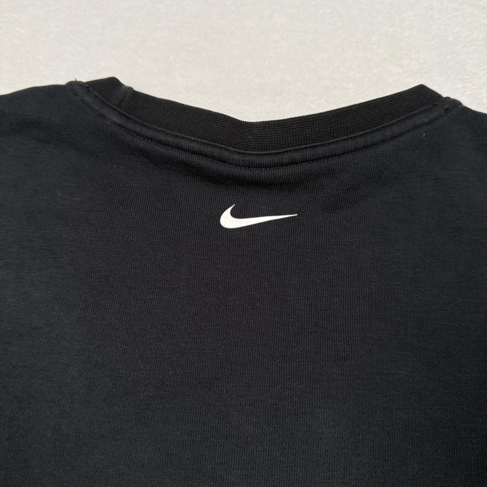 Nike‎ Dri-Fit Sweatshirt Mens Small Black Red Crewneck Pullover DA0391-010 - Picture 7 of 12